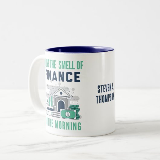 Mug financier amusant (Devant gauche)