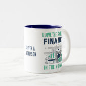 Mug financier amusant (Devant droit)
