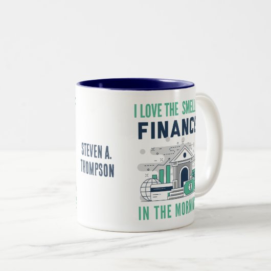 Mug financier amusant (Devant droit)