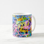 Mug Fine Art background. Seamless pattern with grunge (Devant droit)