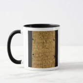 Mug Fine couche d'or avec l'inscription phénicienne, (Gauche)