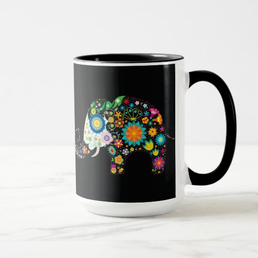 Mug Fine mignon Cool Girl Retro Floral Mode (Droite)