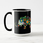 Mug Fine mignon Cool Girl Retro Floral Mode (Gauche)
