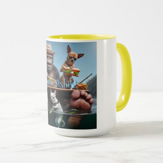 Mug Fini La Pêche ! (Devant droit)