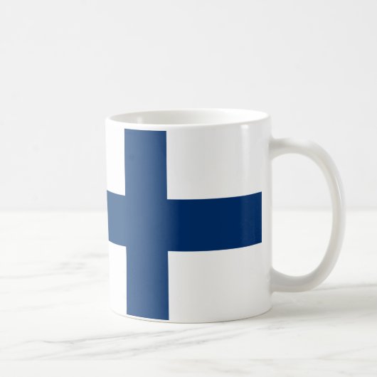 Mug Finlande Drapeau en céramique Musique (Droite)