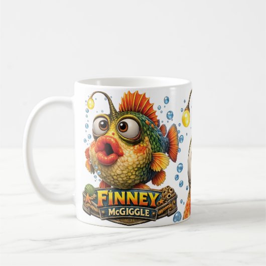 Mug Finney McGiggle Drôle Corky Fish (Gauche)