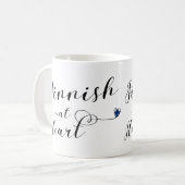 Mug Finnois À Heart Mug, Finlande (Devant gauche)