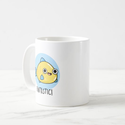 Mug Fintastic Funky Fish Pun (Devant gauche)