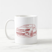 Mug FiPuntoEvoAbarth 2011 (Gauche)