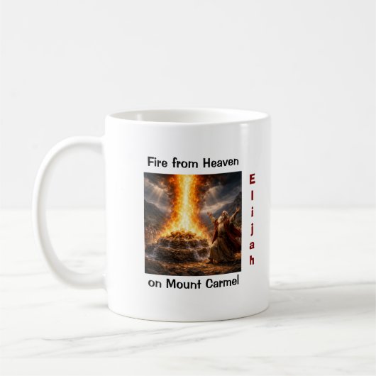 Mug Fire from Heaven on Mount Carmel – Prophet Elijah (Gauche)