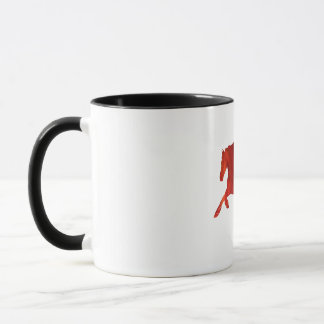 Mug Fire horse Sticker