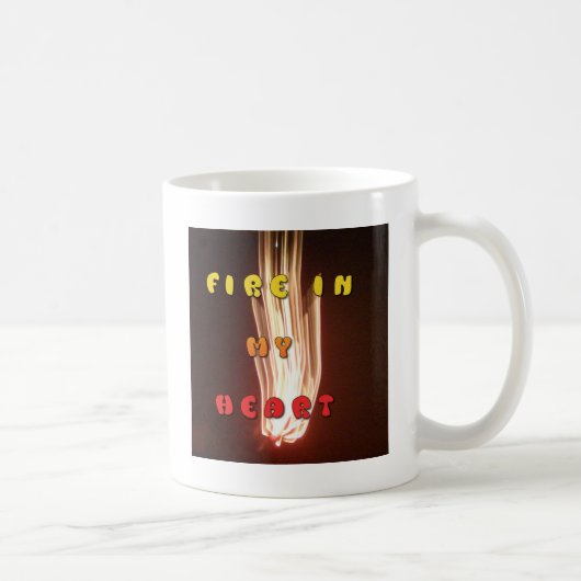 Mug Fire in My Heart Art Print (Droite)