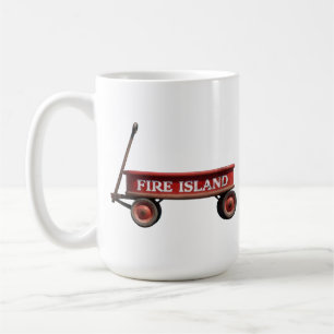 Mug Fire Island wagon rouge bosquet de Kismet pins Sal