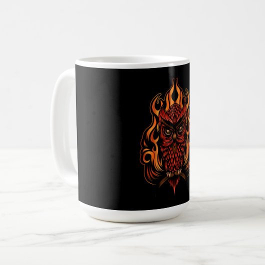 Mug Fire owl (Devant gauche)