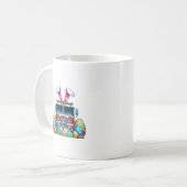Mug Fire Truck Easter Bunny Ears Firefighter Easter Eg (Devant gauche)