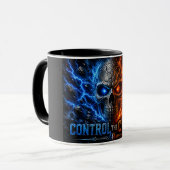 Mug Fire vs Ice Skull 3D Shirt –  (Devant gauche)
