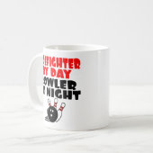 Mug Firefighter aime Bowling (Devant gauche)