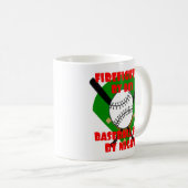 Mug Firefighter aime le baseball (Devant droit)
