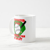 Mug Firefighter aime le baseball (Devant gauche)
