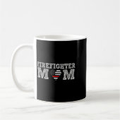 Mug Firefighter Mom Fireman Gift Proud Firefighter Quo (Gauche)