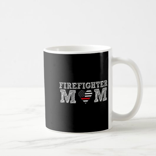 Mug Firefighter Mom Fireman Gift Proud Firefighter Quo (Droite)