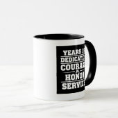 Mug Firefighter Motivation Fathers Day Gift for Men  (Devant droit)