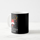 Mug Firefighter Reindeer Family Matching Christmas Pjs (Devant gauche)