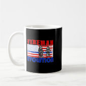 Mug Fireman Evolution Fireman Gift Proud Firefighter Q (Gauche)