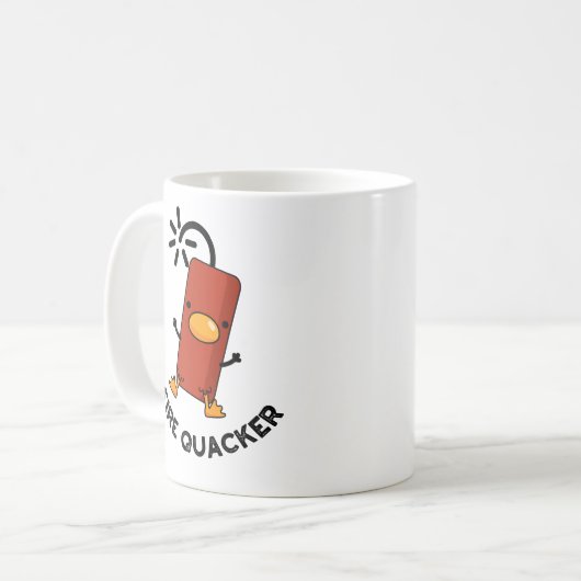 Mug Firequacker Funny Fireworks Pun (Devant gauche)