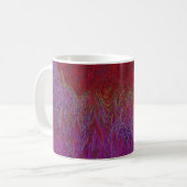 Mug "Firestorme neurale" Abstraite" Rouge violet (Devant gauche)