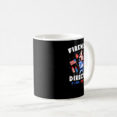 Mug Firework Director I Run Vous Exécutez 4 juillet In (Devant droit)