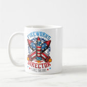Mug Fireworks Director I Run Vous Exécutez 4 juillet I (Gauche)