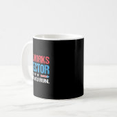 Mug Fireworks Director - I Run You Run Funny 4th Of Ju (Devant gauche)