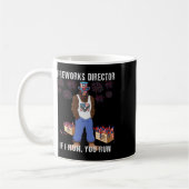 Mug Fireworks Director - I Run You Run Funny 4th Of Ju (Gauche)