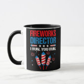 Mug Fireworks Director Je Vous Exécute Funny 4th Of (Gauche)