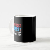 Mug Fireworks Expert Si Je Vous Exécute Vous Exécutez (Devant gauche)