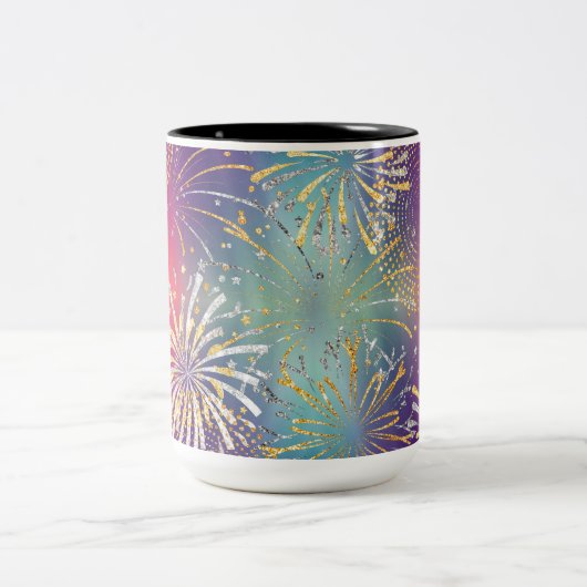 Mug Fireworks illustré (Centre)