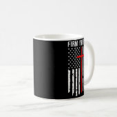 Mug Firm In Faith Fierce In Justice Usa Flag Christian (Devant droit)