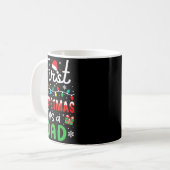 Mug First Christmas As A Dad New Daddy 1st Christmas D (Devant gauche)