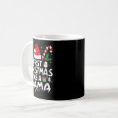 Mug First Christmas As A Mama New Mama Long Sleeve (Devant gauche)