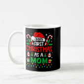 Mug First Christmas As A Mom 2025 Family Matching 1st  (Gauche)
