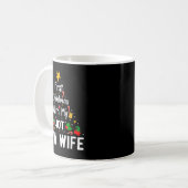 Mug First Christmas With My Hot New Wife Funny Xmas  (Devant gauche)