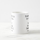 Mug First Coffee Then I Play the Basketball funny (Centre)