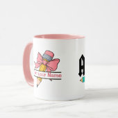 Mug First day of school with options to personalize  (Devant gauche)