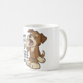 Mug First I Need Coffee Pup (Devant droit)
