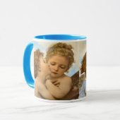 Mug First Kiss (détail d'ange) par Bouguereau (Devant gauche)