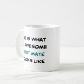 Mug first mate, awesome (Devant gauche)