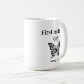 Mug First mothers day mommy script custom (Devant droit)