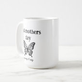 Mug First mothers day mommy script custom (Devant gauche)