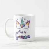 Mug First Name Gemma D G Is For Gemma  (Gauche)
